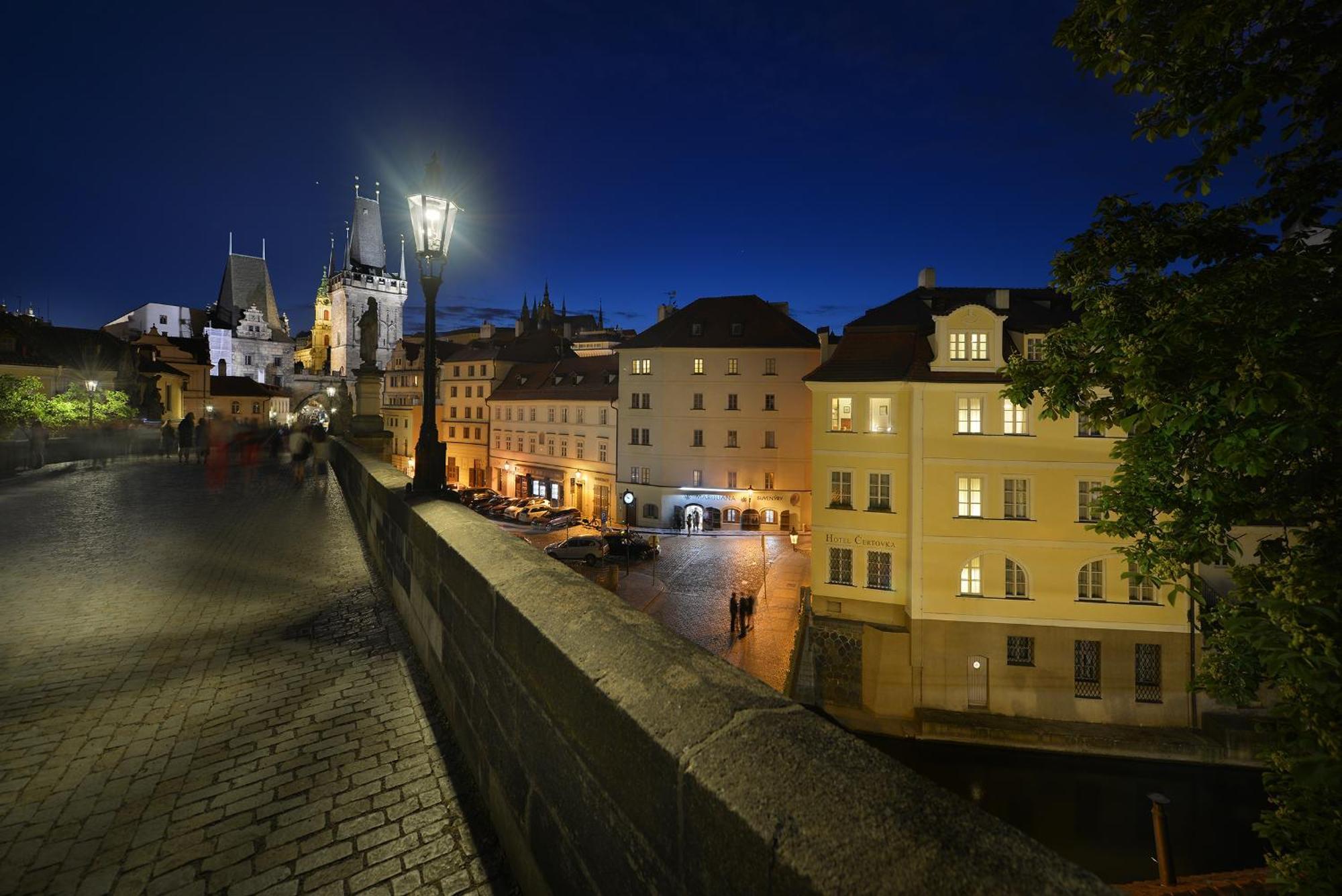 Hotel Certovka Praga Esterno foto